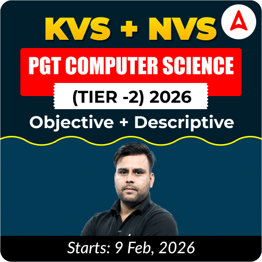 KVS + NVS | Selection Batch | Computer Science PGT (Tier -2) 2026 | Online Live + Recorded Classes by Adda247
